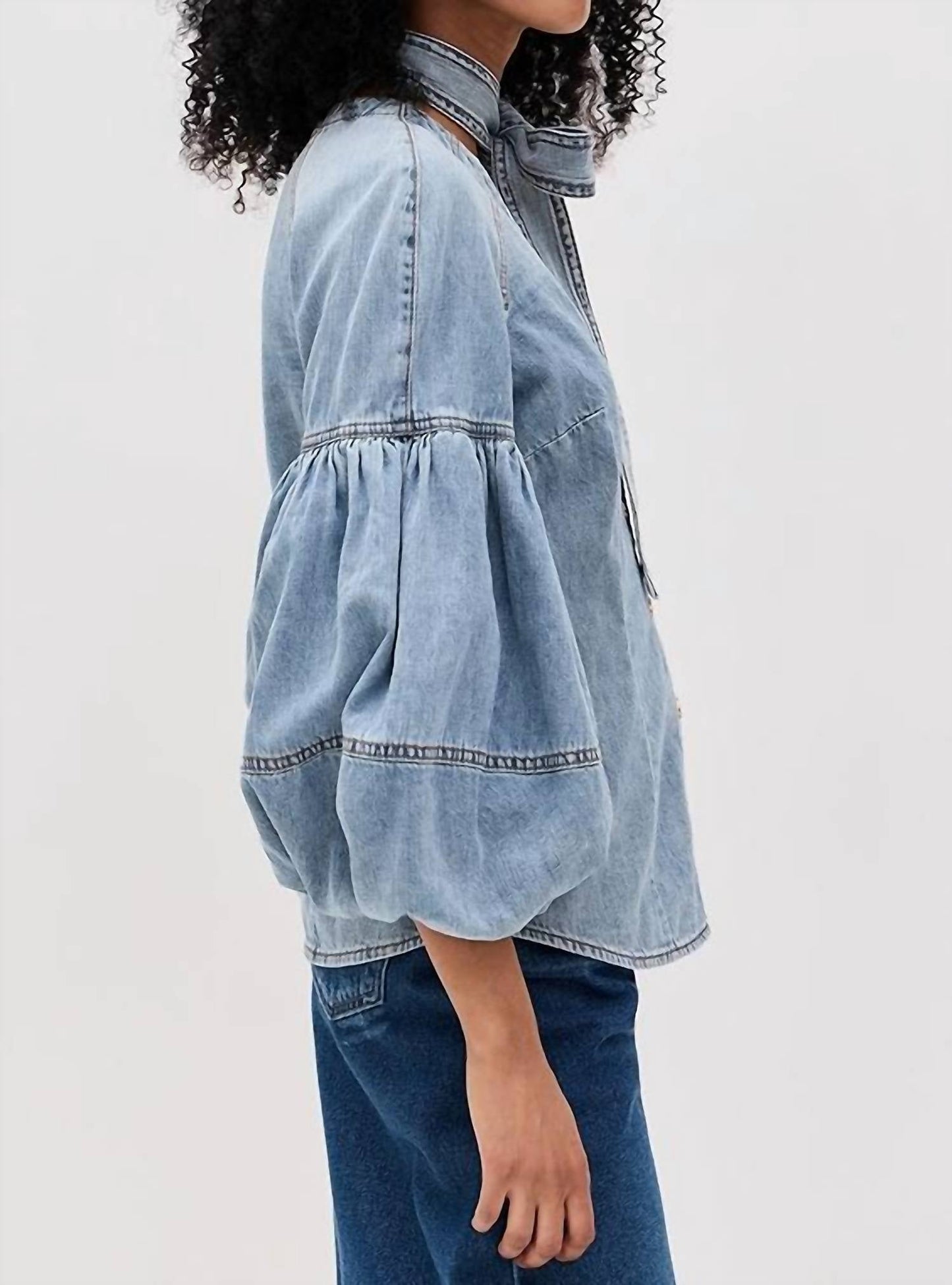 Zimmermann - Illuminate Denim Blouse