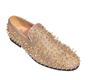 Royal Shoes - Men's Spiked Glitter Smoker Shoe