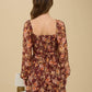 Blu Pepper - Floral Sweetheart Mini Dress