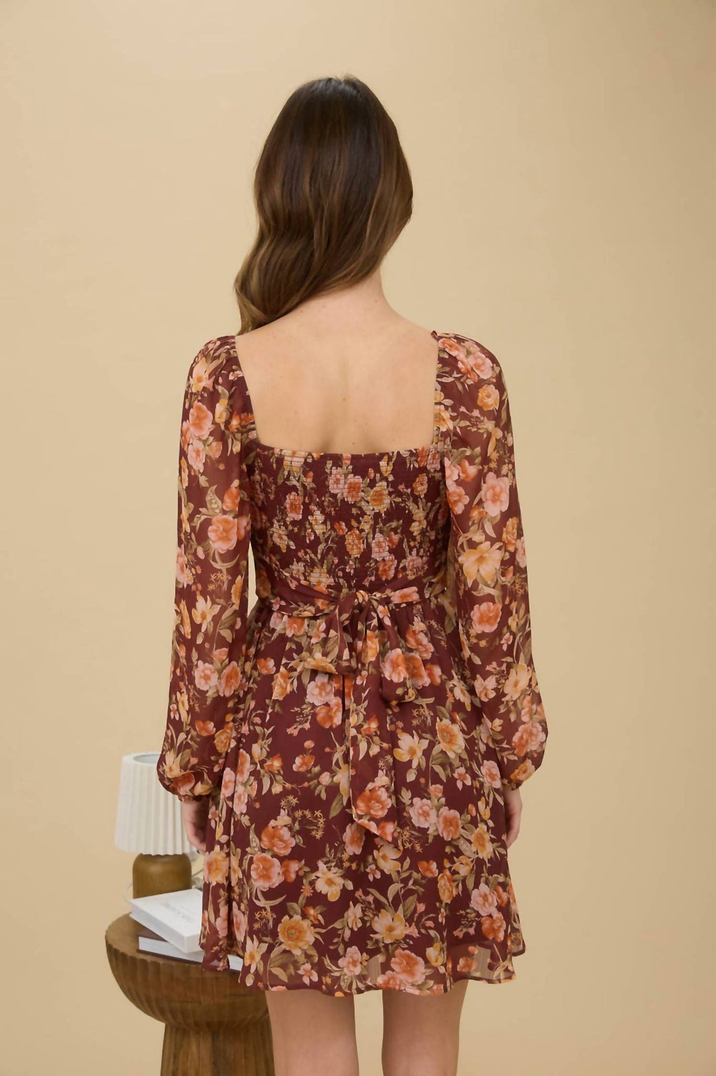 Blu Pepper - Floral Sweetheart Mini Dress