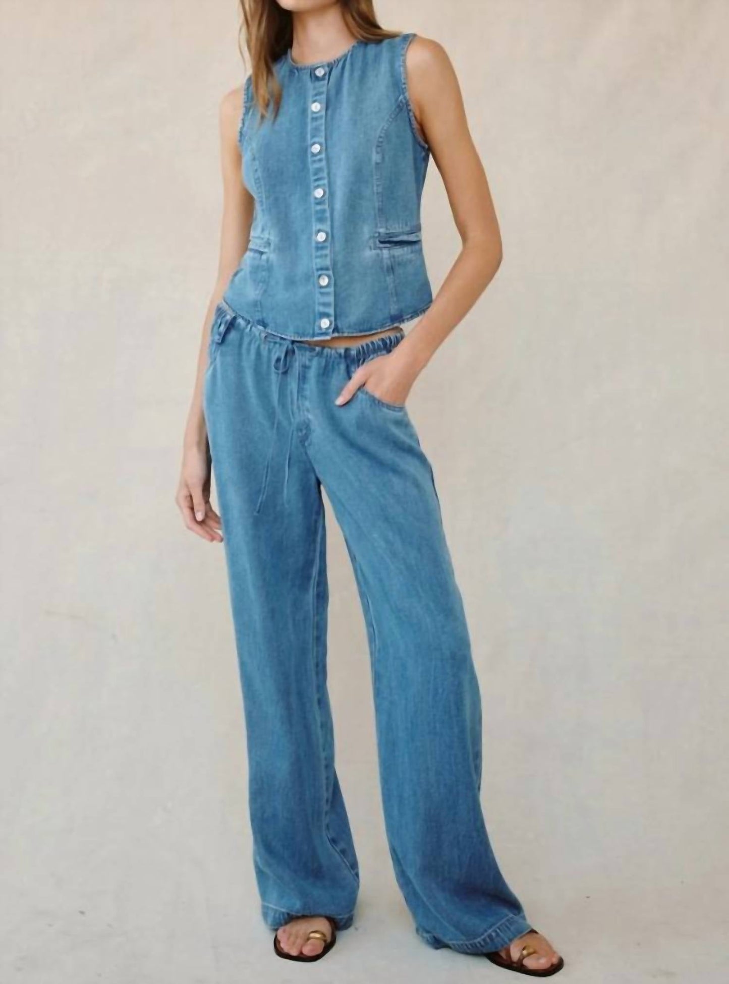 Bella Dahl - High Neck Fitted Vest