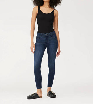 Dl1961 - Calça Jeans Farrow Skinny de Cintura Alta Instasculpt para Mulheres