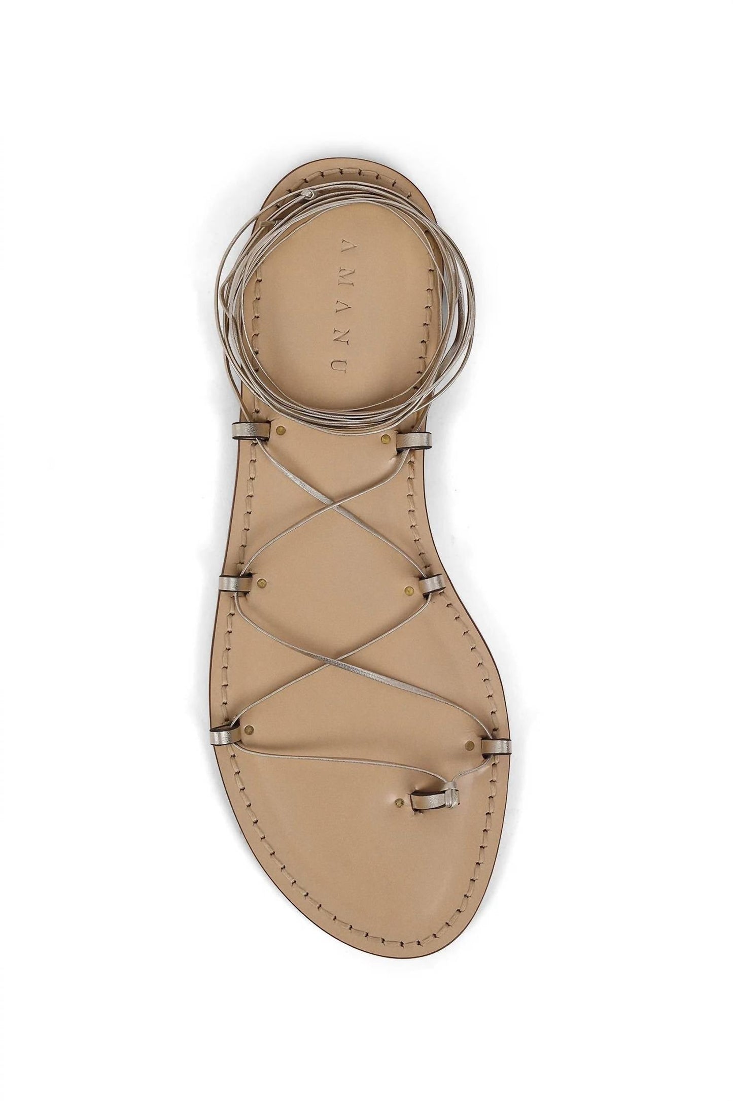 Amanu - Women's Serengeti Strappy Ankle Tie Sandal