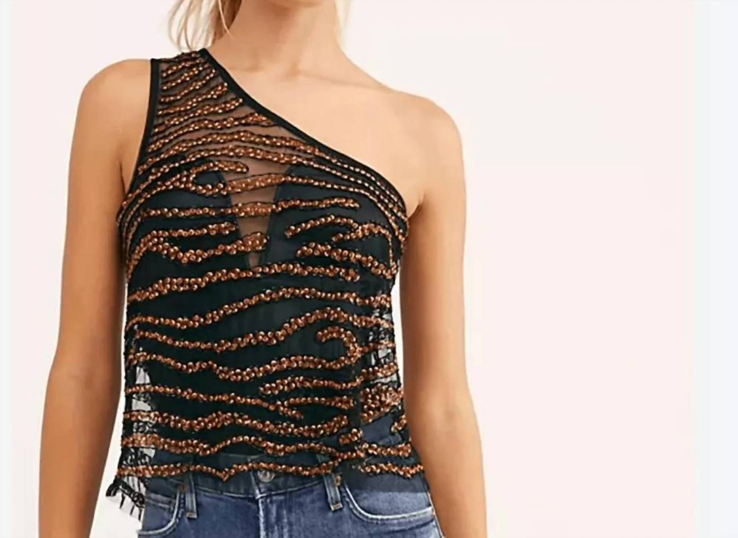 Free People - Head Turner One Shoulder Top