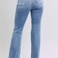 Judy Blue - High Waist Bootcut With Fray Hem Jean
