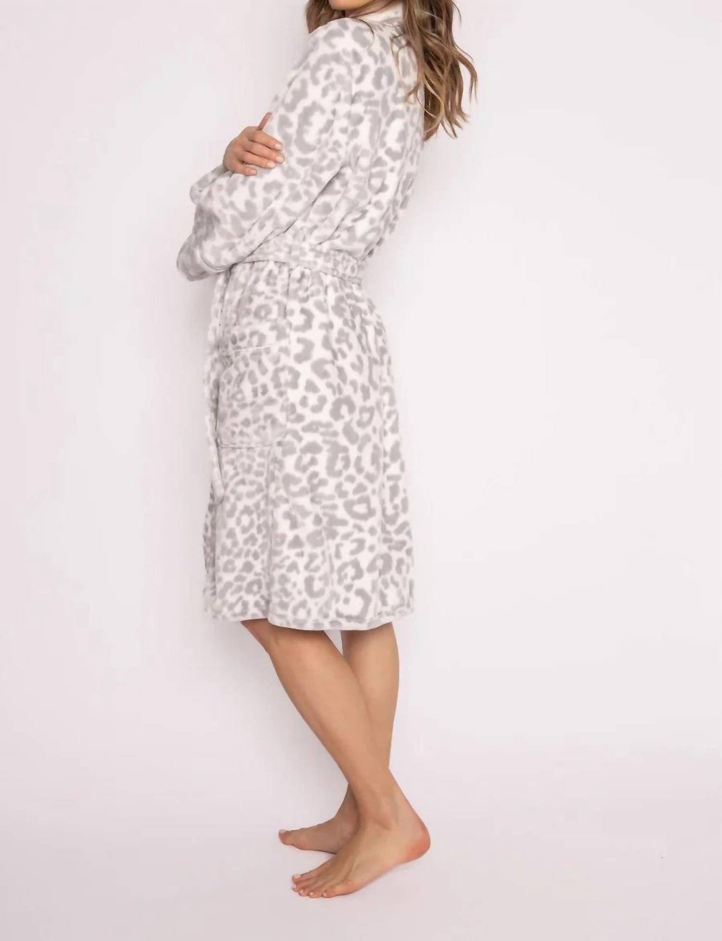 Pj Salvage - Leopard Print Plush Robe