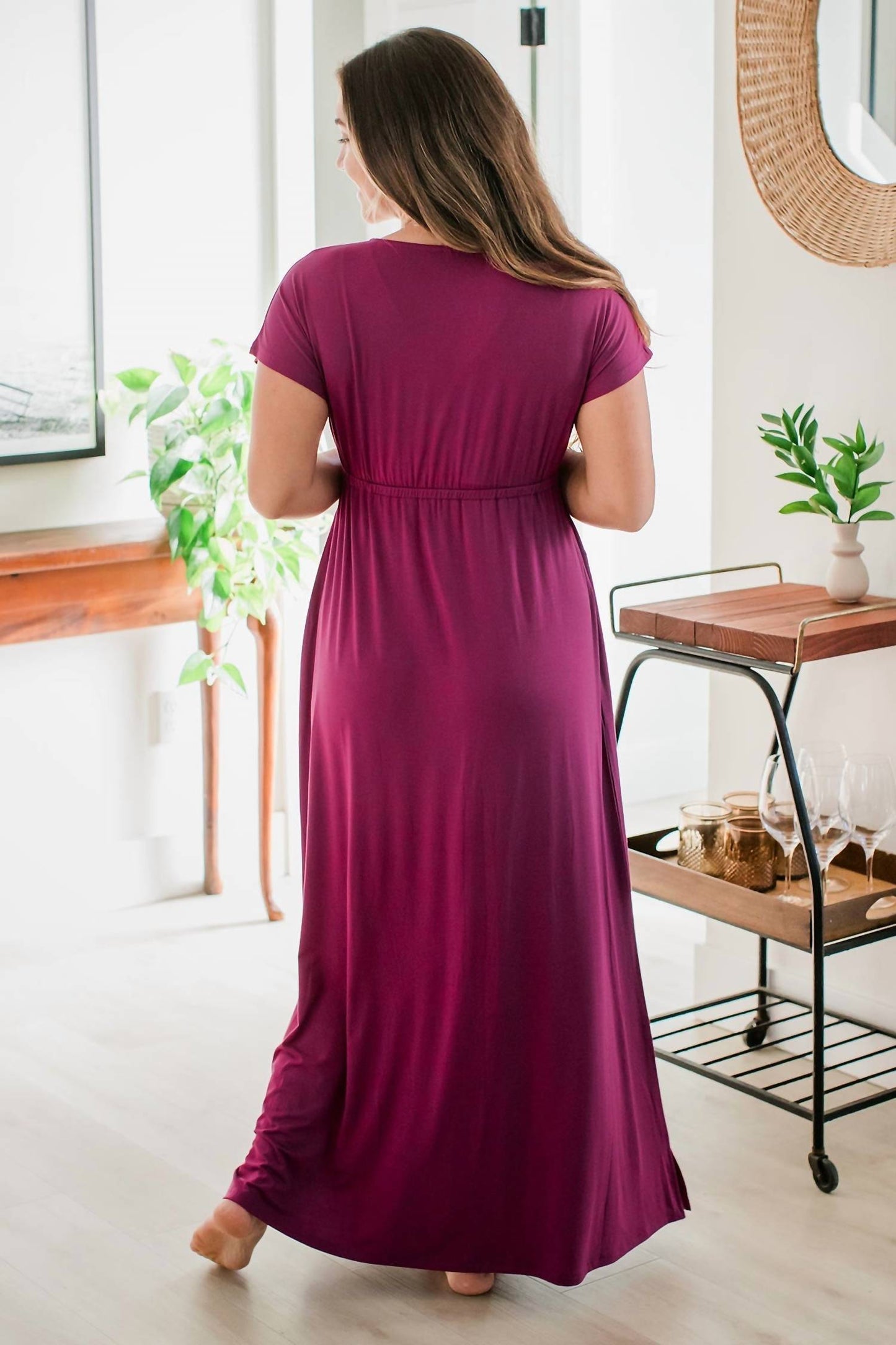 Yala - Zoey Crossover Bamboo Maxi Dress