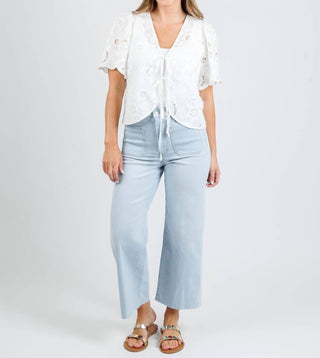 Nation Ltd - Women's Rosalyn Tie Front Top