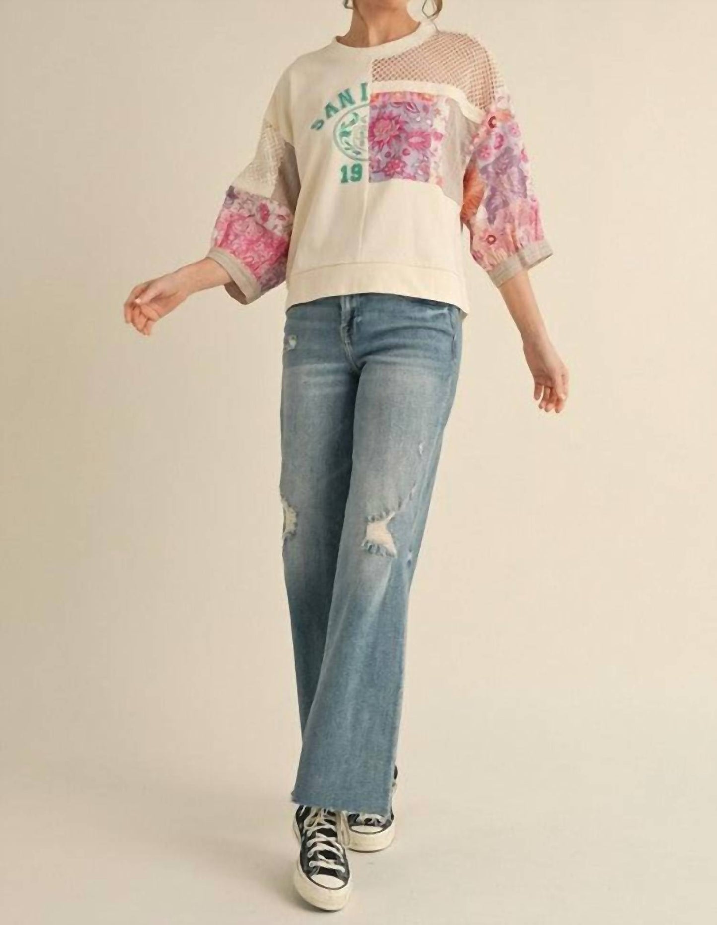 By Anthropologie - Patchwork Sweatshirt