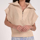 Elan - Cassie Short Sleeveless Sweater