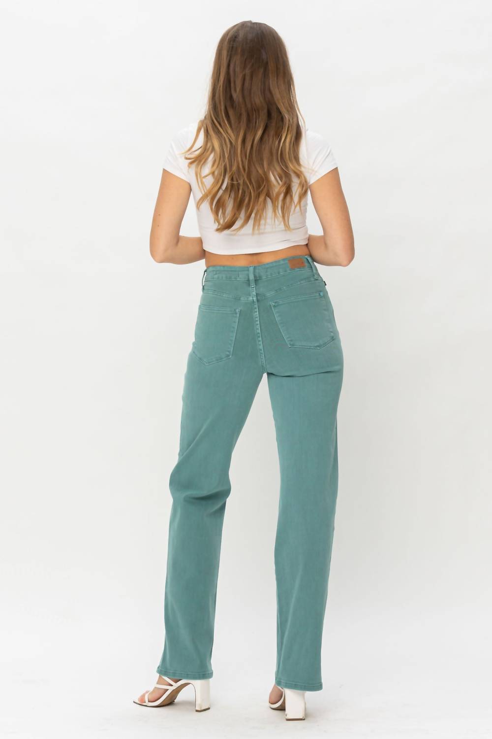 Judy Blue - High Waist Garment Dyed 90s Straight Denim Jeans