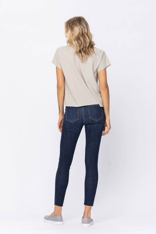 Judy Blue - Calça Jeans Skinny No Destroy de Cintura Média