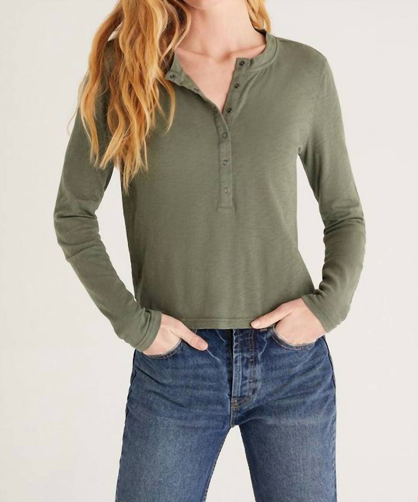Z Supply - Liya Long Sleeve Slub Tee