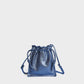 Lemiz - Women's Mini Bowie Drawstring Leather Bag