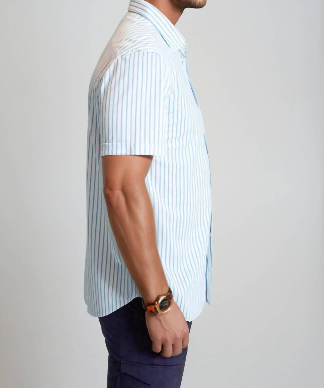 Buki - Corsica Stripe Short Sleeve Tech Shirt