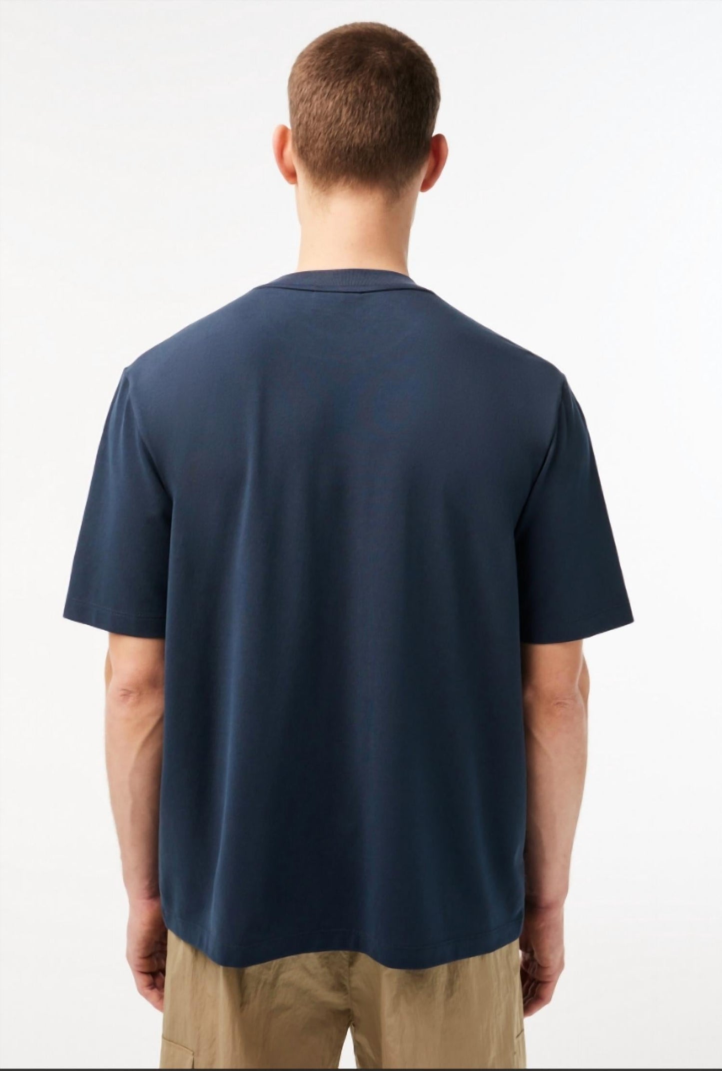 Lacoste - Loose Fit Organic Cotton Piqué Tee Shirt