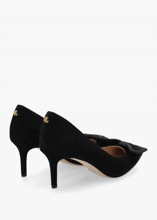 Ralph Lauren - Women's Lanette Bow-trim Suede Pumps Sandal
