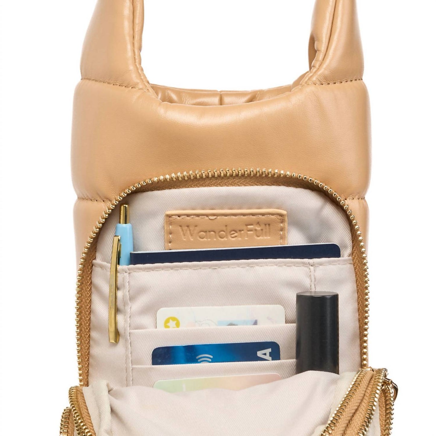 Wanderfull - Unisex Vegan Leather Hydrobag With Strap Bundle