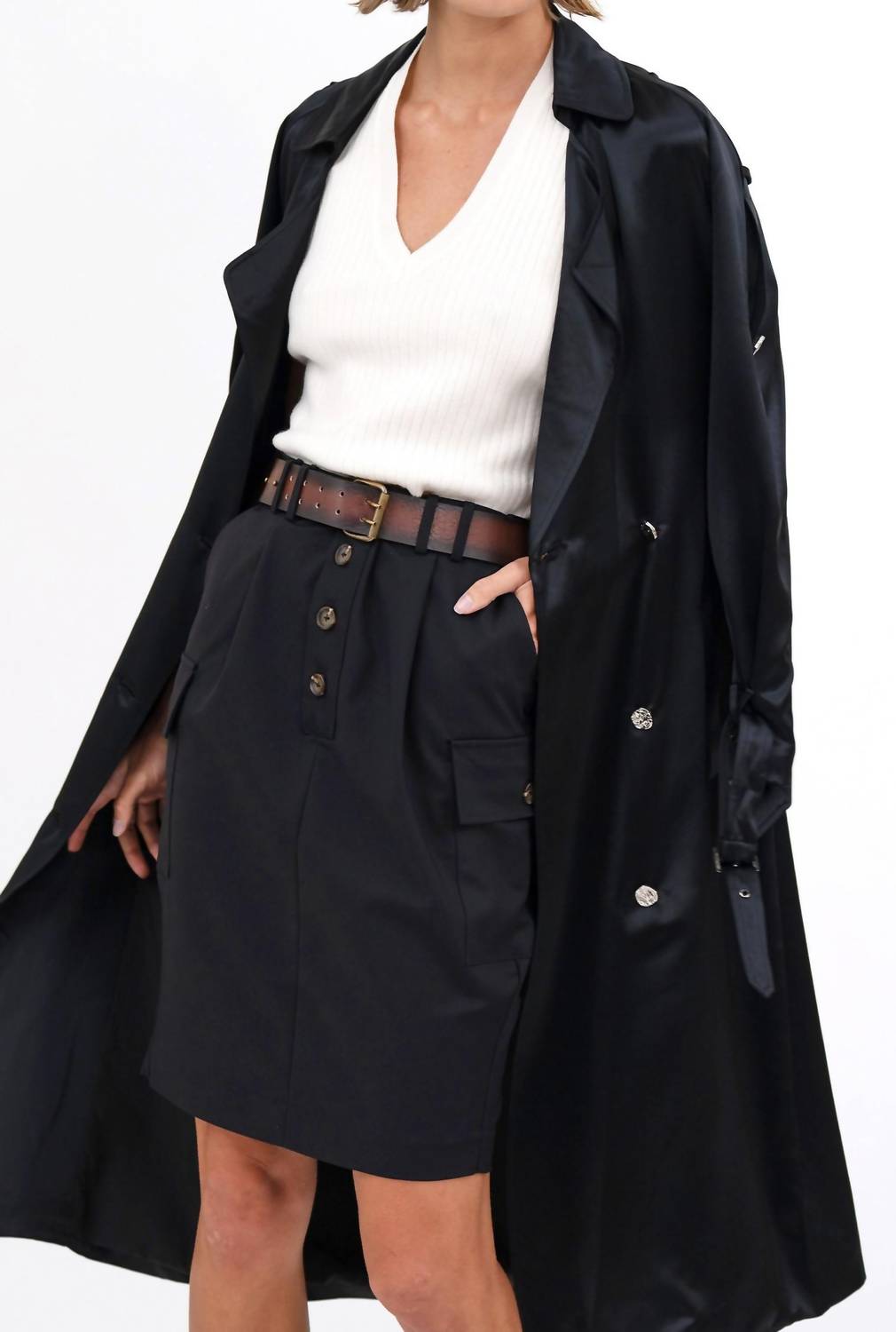 Nonchalant Label - Violet Trench Coat