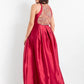 Rachel Allan - Beaded Mikado Prom Gown