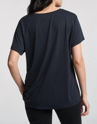Mavi - Camiseta de manga curta e gola redonda