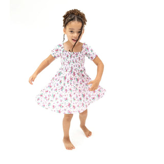 Angel Dear - Girls Puff Sleeve Dress
