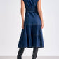 Elan - Josepine Demin Midi Dress