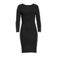 Atm - Pima Cotton Long Sleeve Bodycon Dress