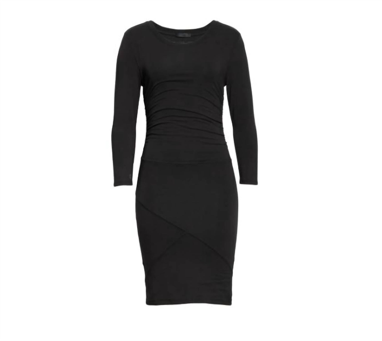 Atm - Pima Cotton Long Sleeve Bodycon Dress