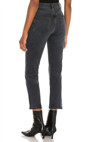 Agolde - Calça Jeans Riley High Rise Straight Crop