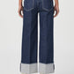 Paige - Sasha High-rise Wide Leg Jeans