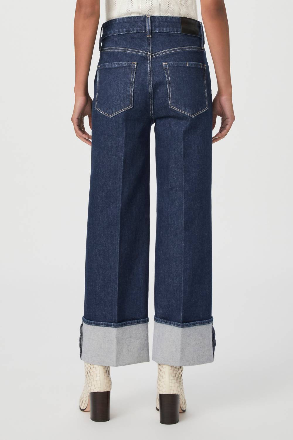 Paige - Sasha High-rise Wide Leg Jeans