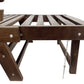 TOPMAX Outdoor Adjustable Patio Wooden Daybed Sofa Chaise Lounge