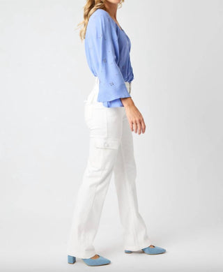 Judy Blue - Calça Jeans Cargo de Perna Reta