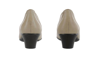 Sas - Salto Pump Feminino Milano Crema Couro
