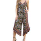 Angie - V Neck Angled Hem Jumpsuit