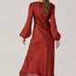 Astr - Ilaria Jacquard Midi Dress