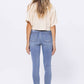 Judy Blue - High Waist Destroyed Button Fly Skinny Denim Jeans