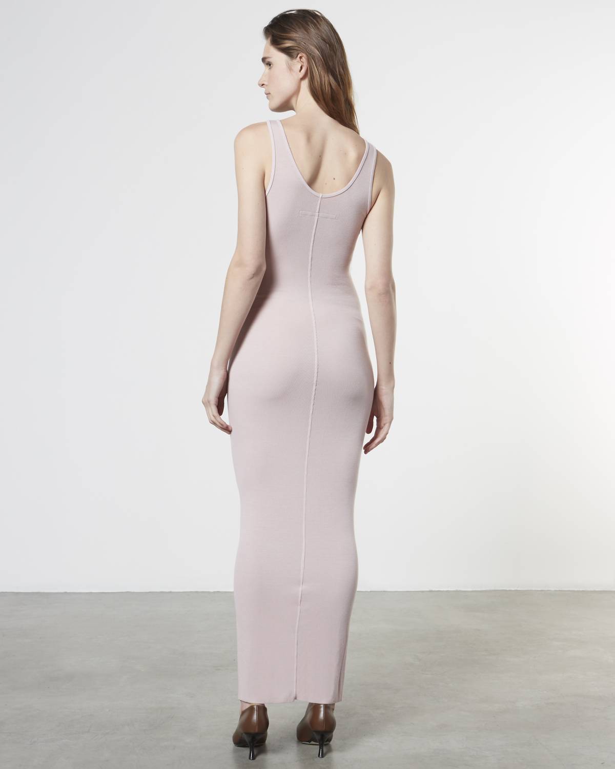 Enza Costa - STRETCH SILK KNIT MAXI TANK DRESS