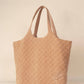 Care Tucker - Maxi Quilted Denim Tote Bag