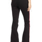 Topshop - Jamie Moto High Waisted Side Stripe Flare Jeans