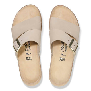 Birkenstock - Sandália feminina Almina em couro nobuck