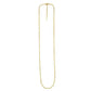 Endless Adjustable Cable Chain in 14k Yellow Gold (1.70 mm)