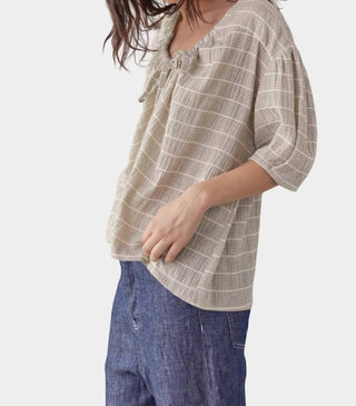 Amente - Front Tie Blouse