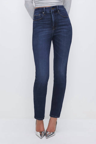 Calça Jeans Good American - Soft-Tech Good Classic Slim Straight