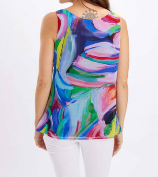 Frank Lyman - Blusa casual com decote redondo