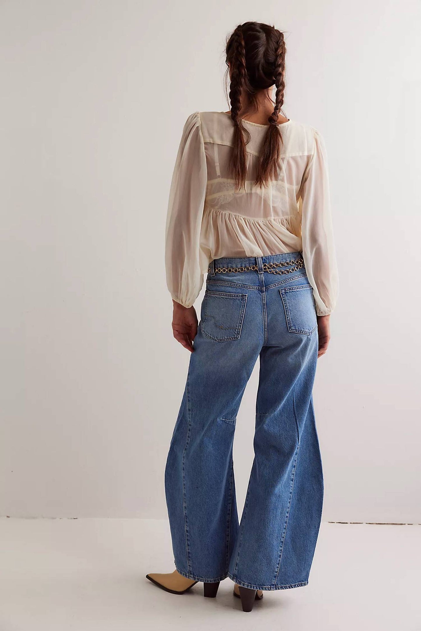 Free People - Eden High Slouchy Jeans
