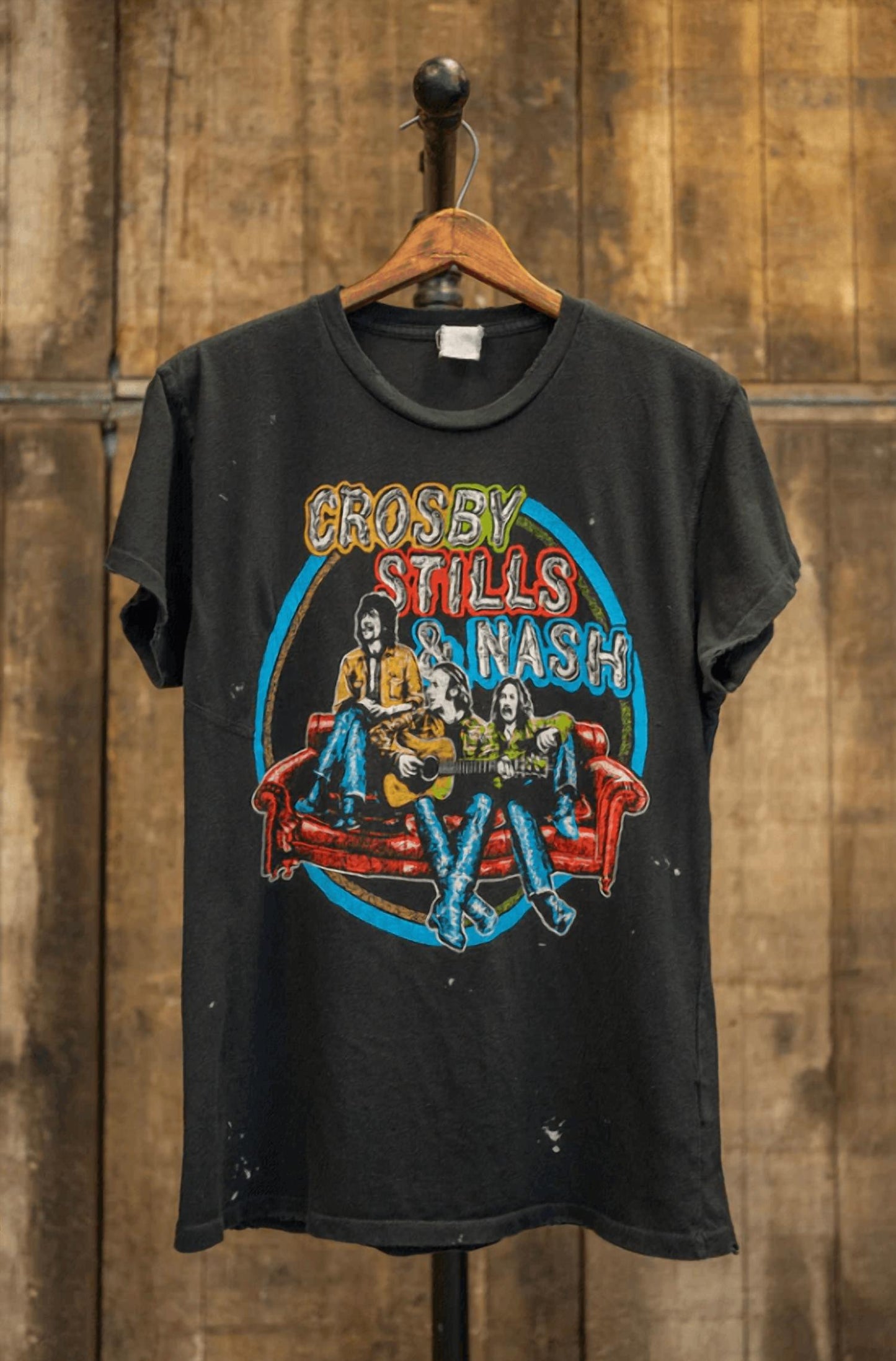 Madeworn - Crosby Stills And Nash North America Tour Crew Neck Tee
