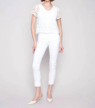 Charlie B - Cardigan Bolero de Crochê