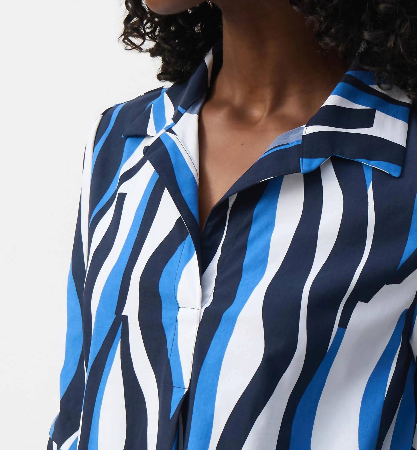 Joseph Ribkoff - Stretch Poplin Trapeze Dress